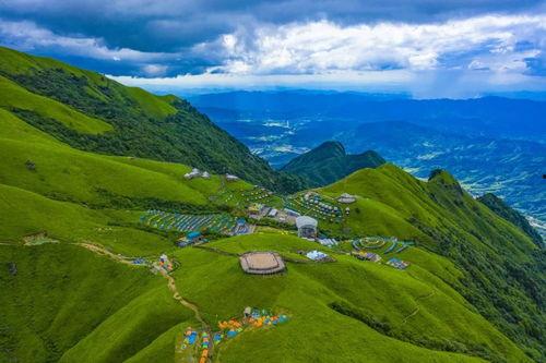 武功山景点爆料视频,云端仙境，徒步天堂探秘之旅